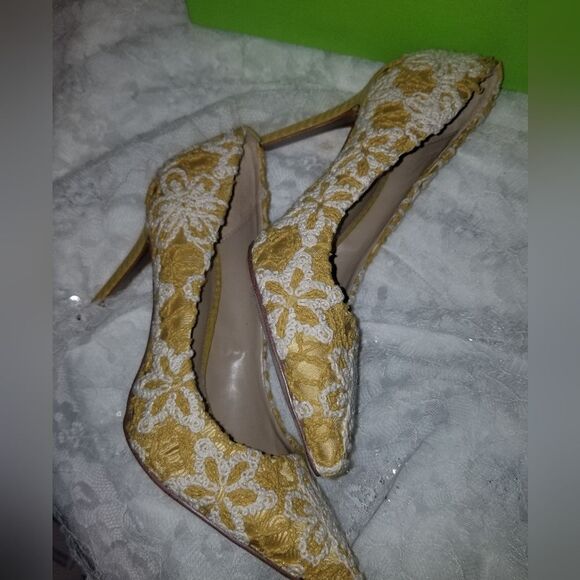 Sam Edelman Tristan Hazel Jacquard Bird Pumps new size 6 - Picture 8 of 15